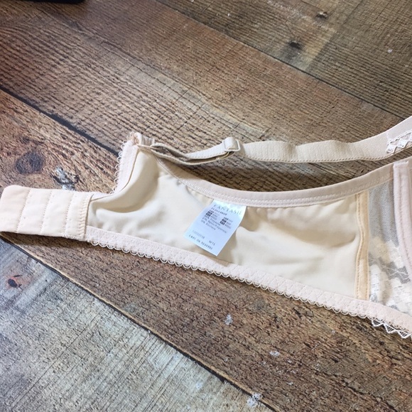 Fantasie Tan Nude‎ Embroidered Rebecca Moulded Bra Womens 40DD Underwire - Picture 7 of 11